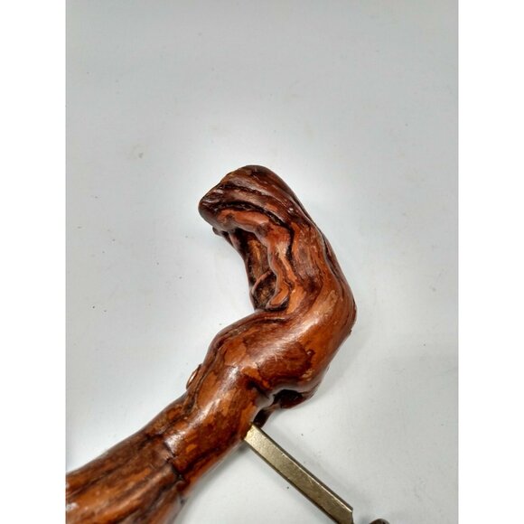 Vintage Briar Wood Corkscrew (1960-70) - 7" long handle - Gorgeous Piece - Picture 5 of 9